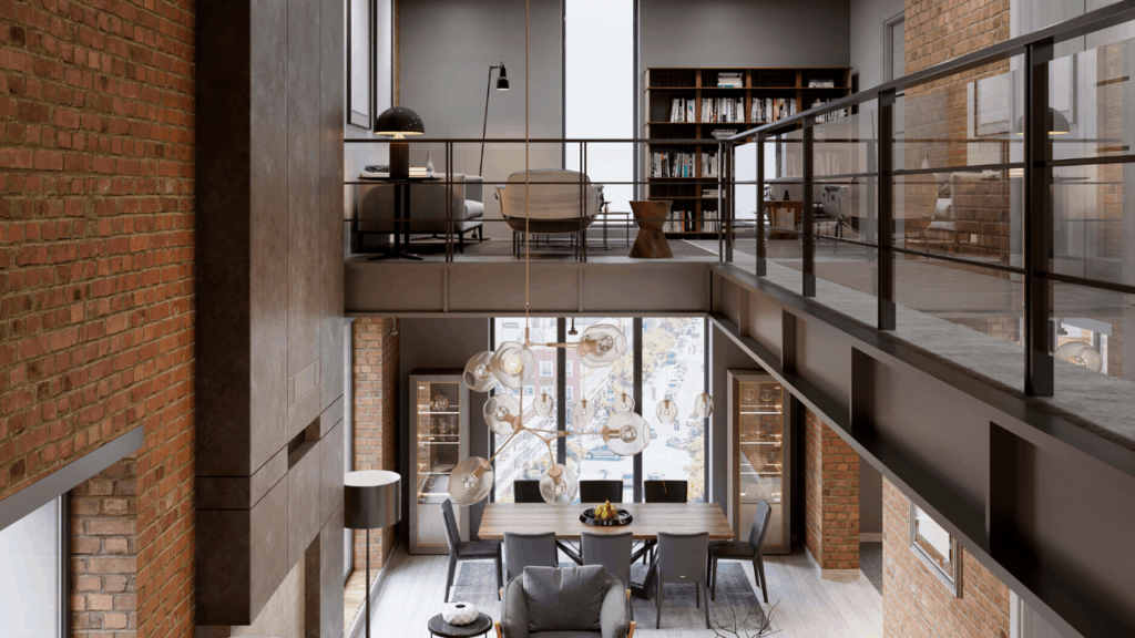 mezzanine floor without walls