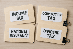 Tax differences: Income Tax and National Insurance vs Corporation Tax and dividend tax